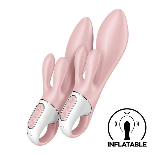 Air Pump Bunny 3 Vibrador Inflable 3 Motores Rose